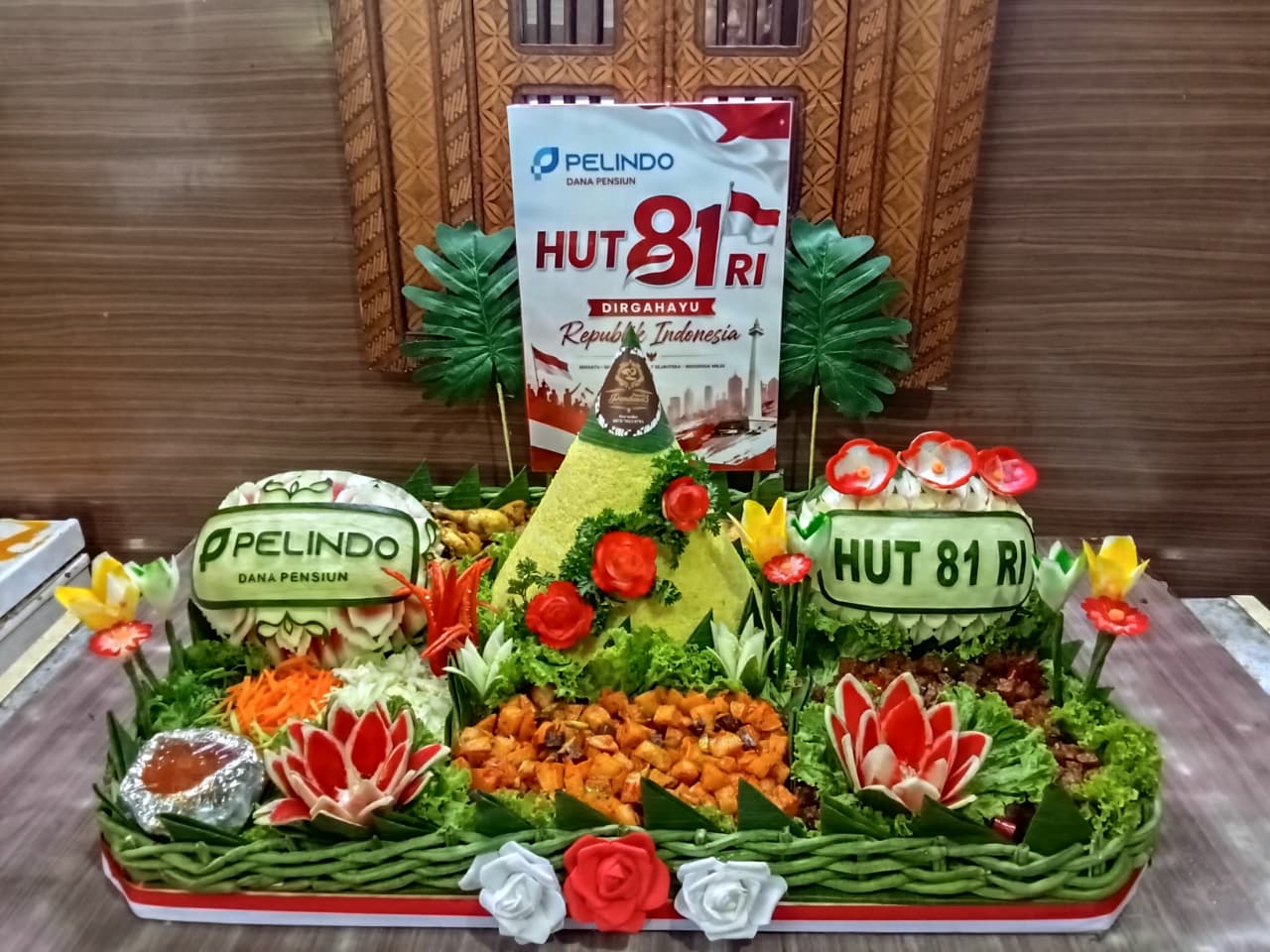 Tumpeng HUT RI 81 Pelindo